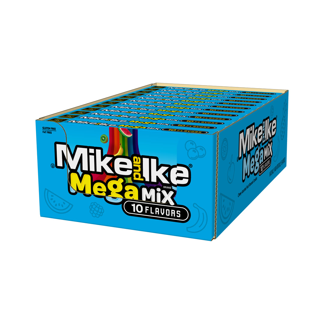 Mike & Ike Mega Mix Theater Box 141 g (12 Pack) Exotic Candy Wholesale Montreal Quebec Canada