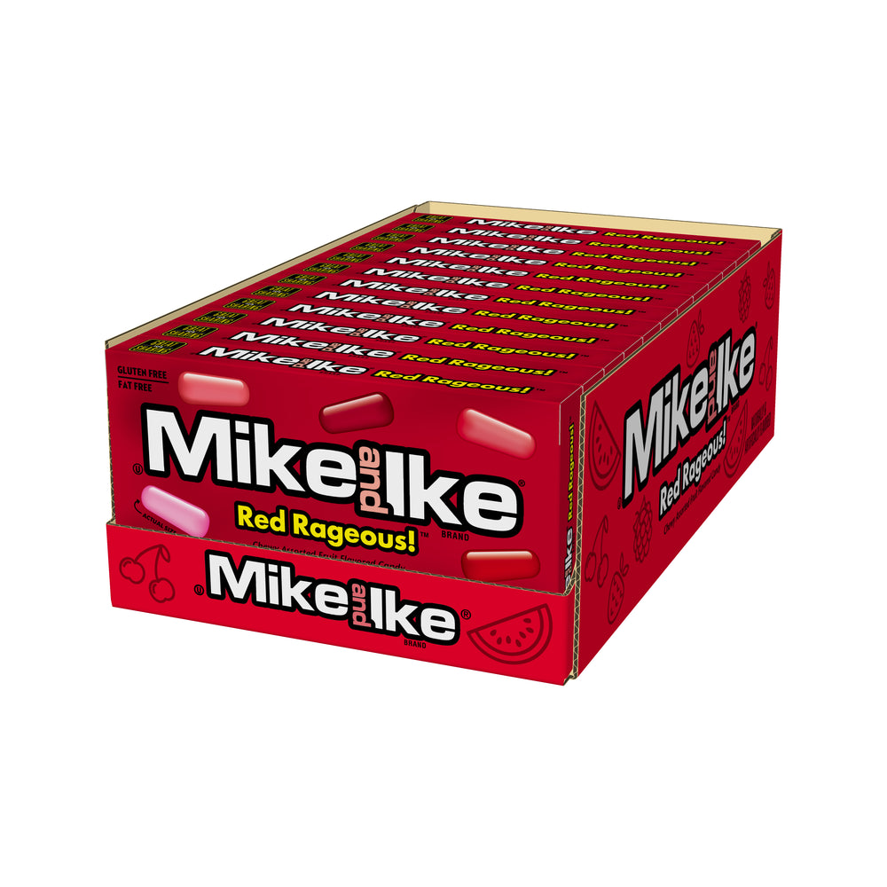 Mike & Ike Redrageous Theater Box 141 g (12 Pack) Exotic Candy Wholesale Montreal Quebec Canada