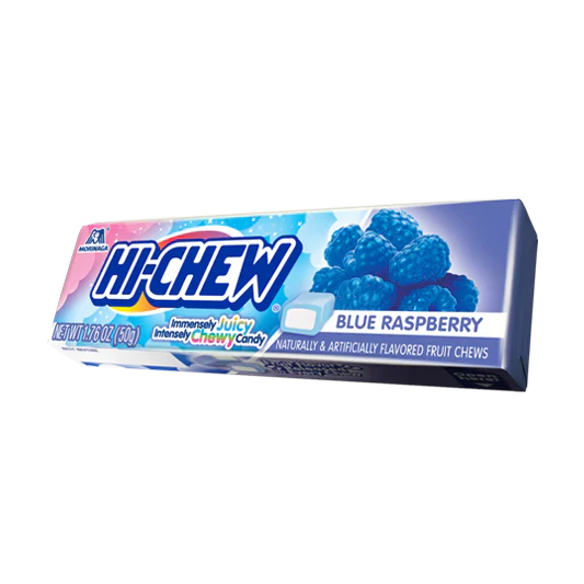 Morinaga Hi-Chew Blue Raspberry Candy 50 g (15 Pack) Exotic Candy Wholesale Montreal Quebec Canada