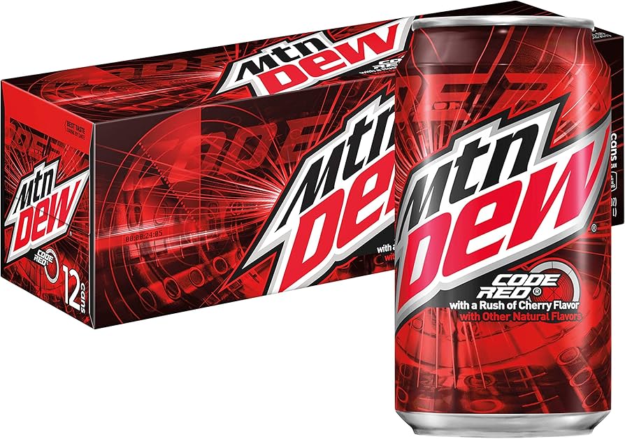 Mountain Dew Code Red 355 mL (12 Pack)