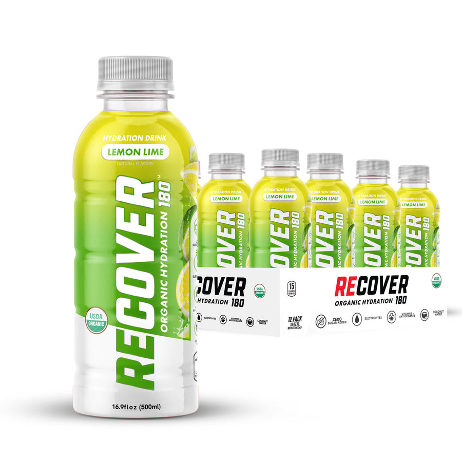 Recover 180 Lemon Lime 500 mL (12 Pack) Exotic Drinks Wholesale Montreal Quebec Canada