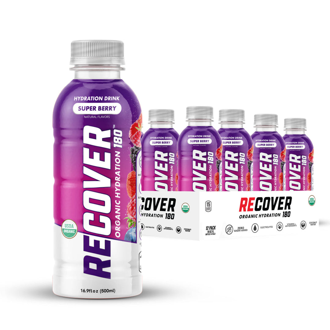 Recover 180 Super Berry 500 mL (12 Pack) Exotic Drinks Wholesale Montreal Quebec Canada