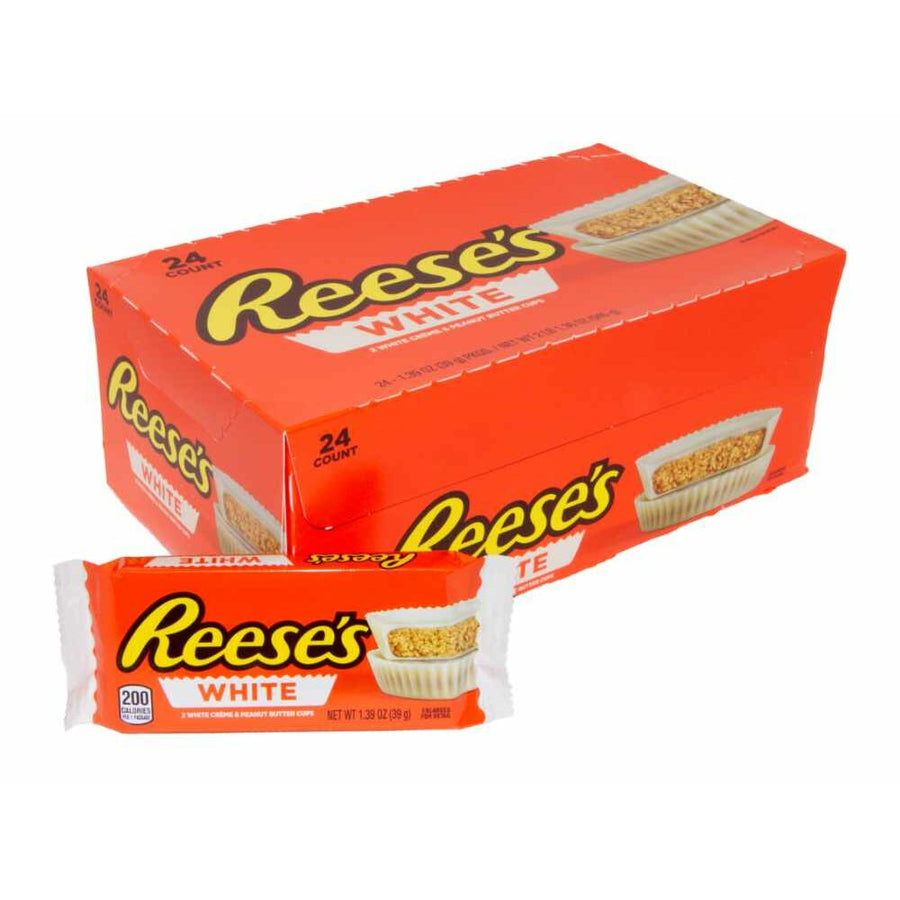 Reese's PNB Cup 2Pk White Chocolate 39 g (24 pack) Imported Exotic Wholesale Candy Montreal Quebec Canada