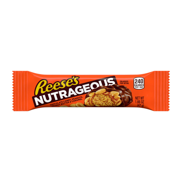 Reese's Nutrageous Bar 47 g (18 Pack) Exotic Snacks Wholesale Distribution Montreal Quebec Canada