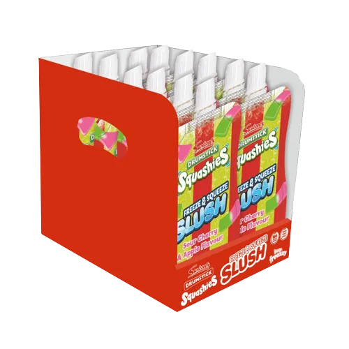 Swizzels Squashies Slush Sour Apple & Cherry 250 g (12 Pack) Exotic Candy Wholesale Montreal Quebec Canada
