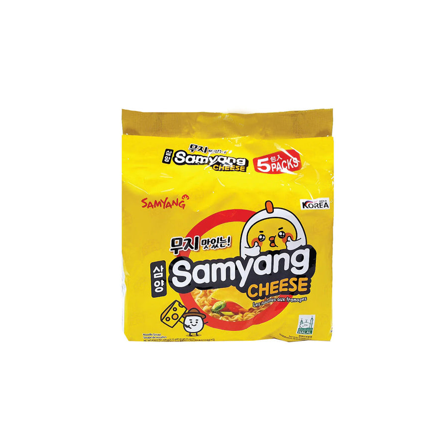 Samyang Cheese Ramen 5 x 120 g (8 Pack) Exotic Snacks Wholesale Montreal Quebec Canada