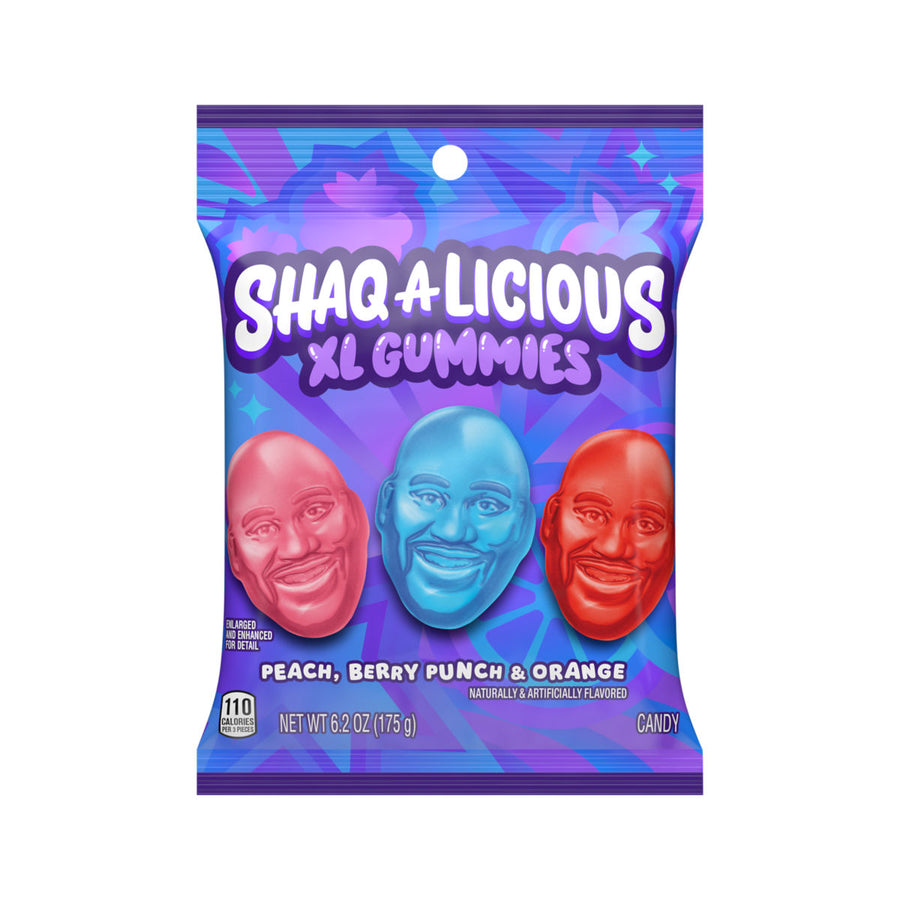 Shaq-A-Licious XL Original Gummies 175 g (12 Pack) Exotic Candy Wholesale Montreal Quebec Canada