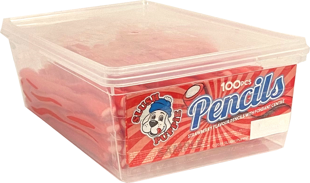 Slush Puppie Strawberry Pencils 12 g (100 Pack)