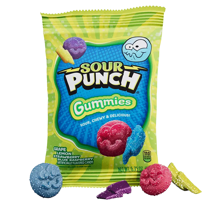 Sour Punch Gummies 191 g (12 Pack) Exotic Candy Wholesale Montreal Quebec Canada