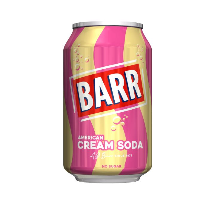 Barr Cream Soda 330 mL (24 Pack) Exotic Drinks Wholesale Montreal Quebec Canada