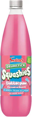 Swizzels Drumstick Squashies Bubblegum Drink 1 L (12 Pack) Exotic Drinks Wholesale Montreal Quebec Canada