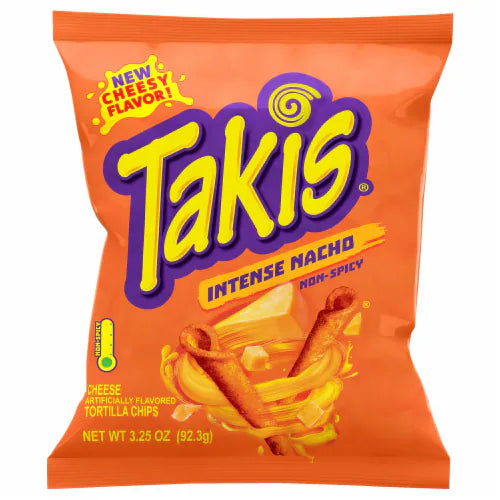 Takis Intense Nacho 92.3 g (20 Pack) Exotic Snacks Wholesale Montreal Quebec Canada