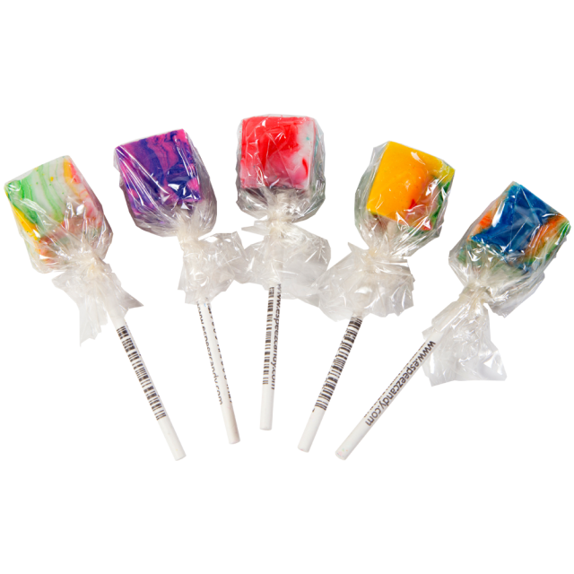 Tie Dye Cube Pops 21 g (48 Pack) Exotic Candy Wholesale Montreal Quebec Canada