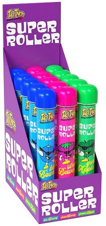 Too Tarts Super Roller Candy 105 g (15 Pack) Exotic Candy Wholesale Montreal Quebec Canada