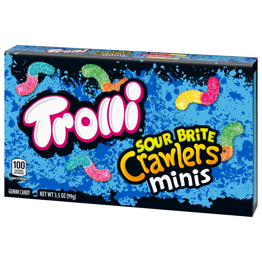 Trolli Sour Brite Crawlers Minis Theatre Box 99 g (12 Pack) Exotic Candy Wholesale Montreal Quebec Canada