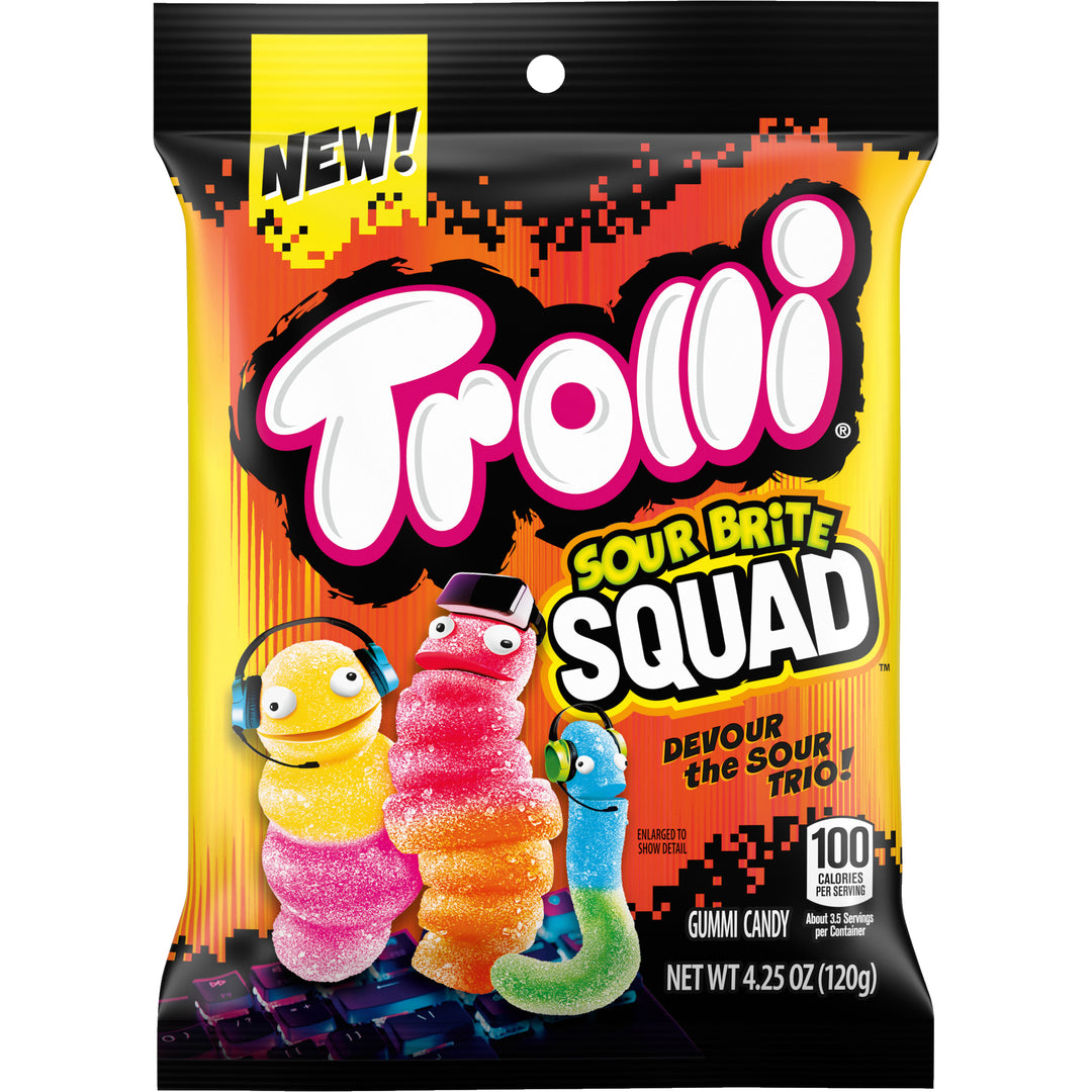 Trolli Sour Brite Squad 120 g (12 Pack) Exotic Candy Wholesale Montreal Quebec Canada