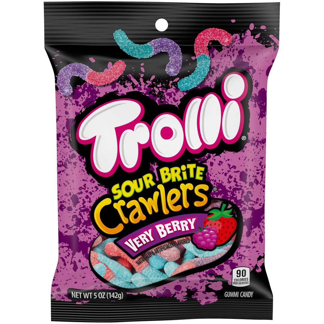 Trolli Sour Brite Crawlers Very Berry 142 g (12 Pack) Exotic Candy Wholesale Montreal Quebec Canada 