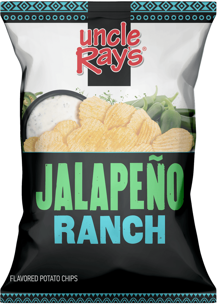 Uncle Ray's Jalapeno Ranch Chips 85 g (12 Pack) Exotic Snacks Wholesale Montreal Quebec Canada