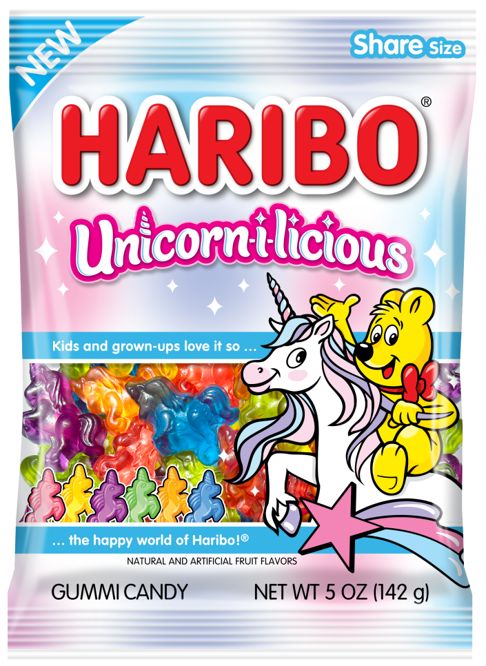 Haribo Unicorn-i-licious 142 g (12 Pack) Exotic Candy Wholesale Montreal Quebec Canada