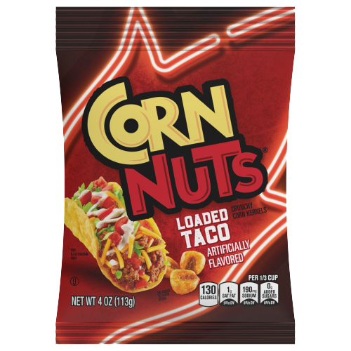 Corn Nuts Loaded Taco 113 g (12 Pack) Exotic Snacks Wholesale Montreal Quebec Canada