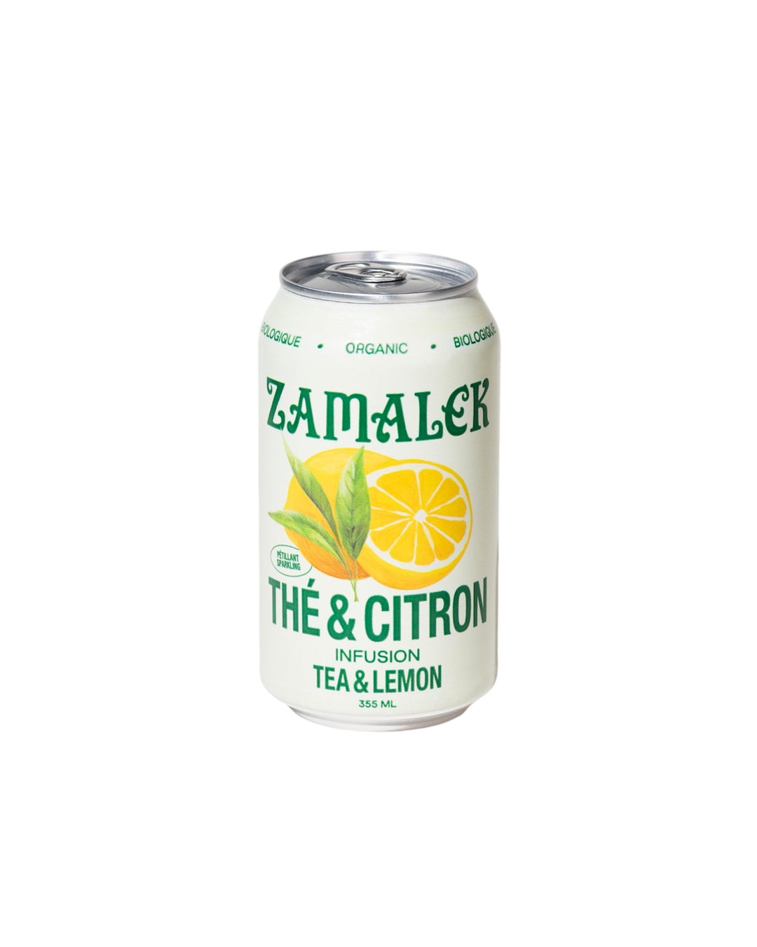 Zamalek Thé & Citron Glacé 355 mL (24 Pack)  Exotic Drinks Wholesale Montreal Quebec Canada