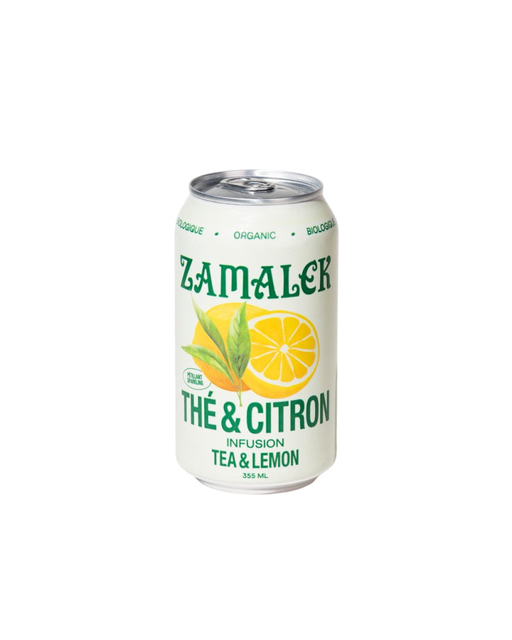 Zamalek Thé & Citron Glacé 355 mL (24 Pack)  Exotic Drinks Wholesale Montreal Quebec Canada