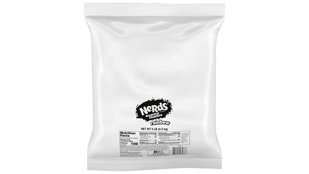 Nerds Rainbow Gummy Clusters Bulk Bag 2.2 kg (6 Pack)