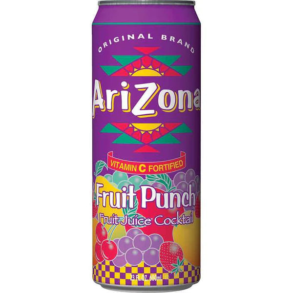 Arizona Fruit Punch Tea 695 mL (24 Pack) Exotic Drinks Wholesale Montreal Quebec Canada