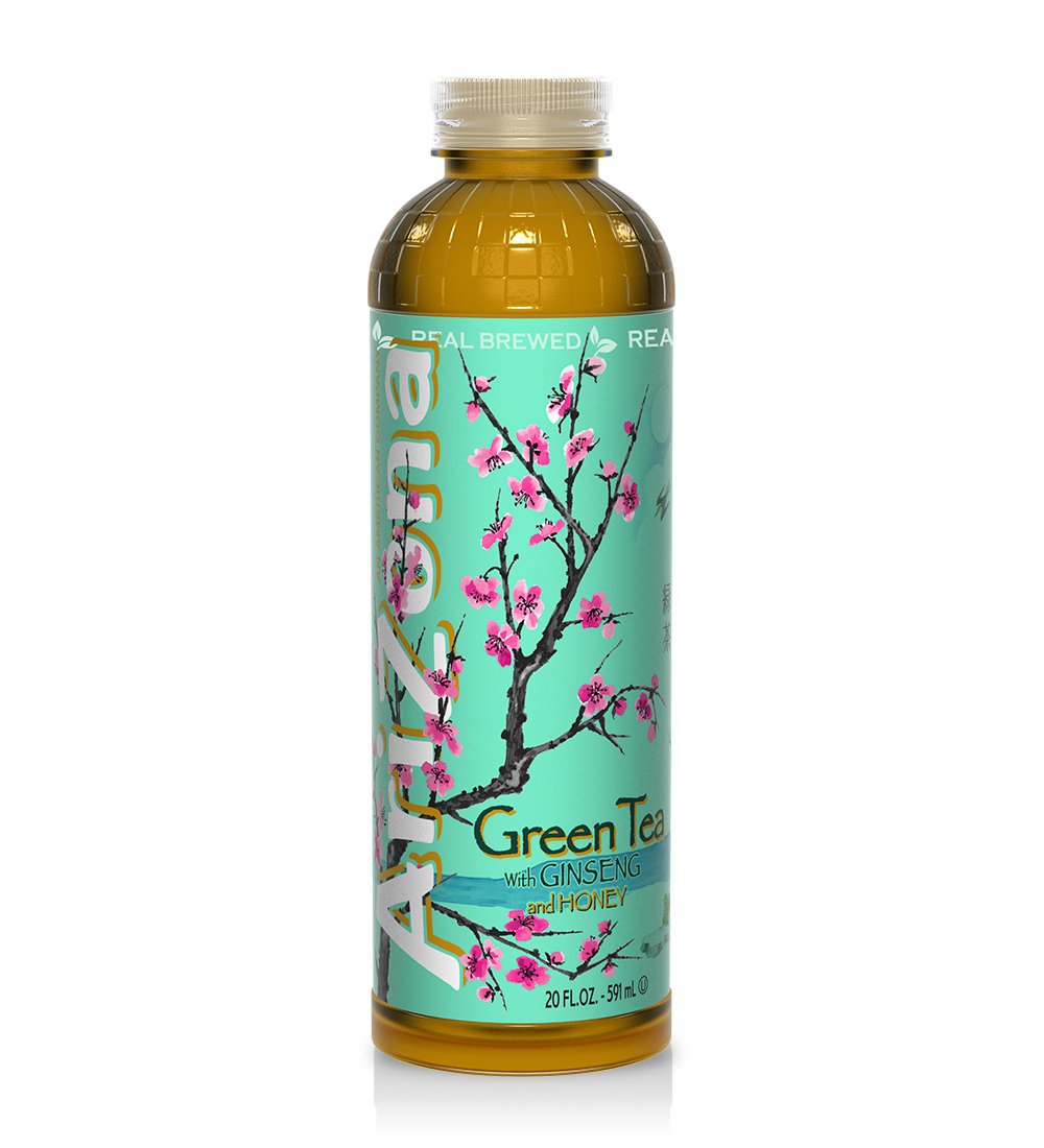 Arizona Green Tea 591 mL (24 Pack) Exotic Drinks Wholesale Montreal Quebec Canada