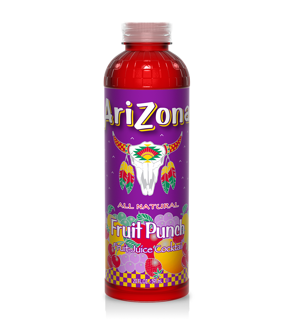 Arizona Fruit Punch 591 mL (24 Pack) Exotic Drinks Wholesale Montreal Quebec Canada