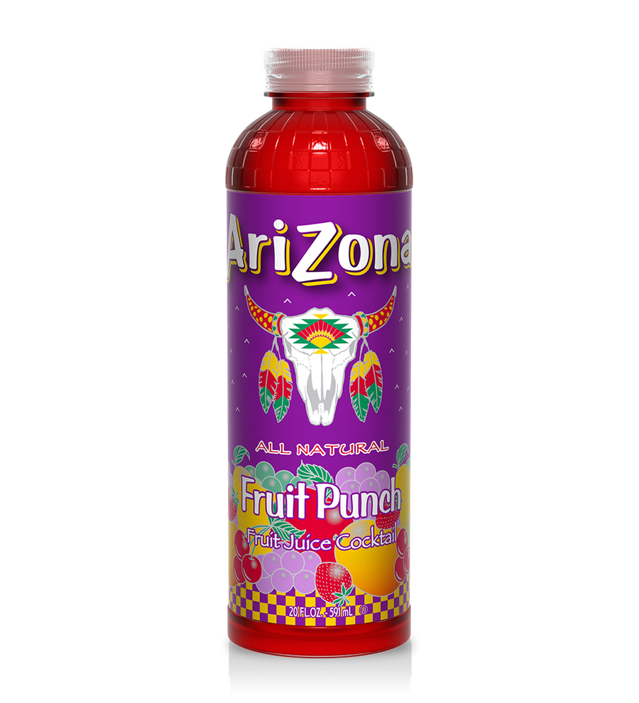 Arizona Fruit Punch 591 mL (24 Pack) Exotic Drinks Wholesale Montreal Quebec Canada