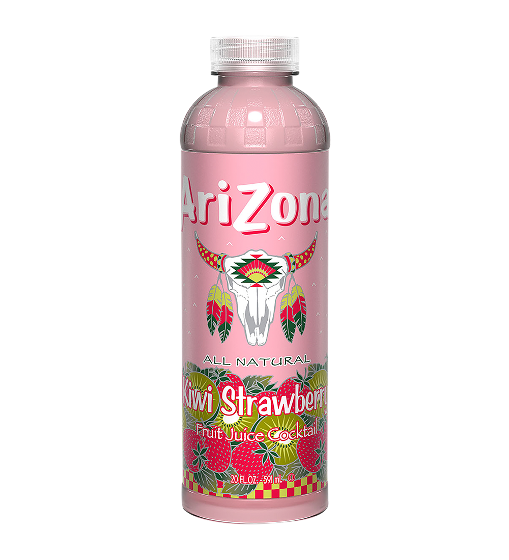 Arizona Kiwi Strawberry 591 mL (24 Pack) Exotic Drinks Wholesale Montreal Quebec Canada