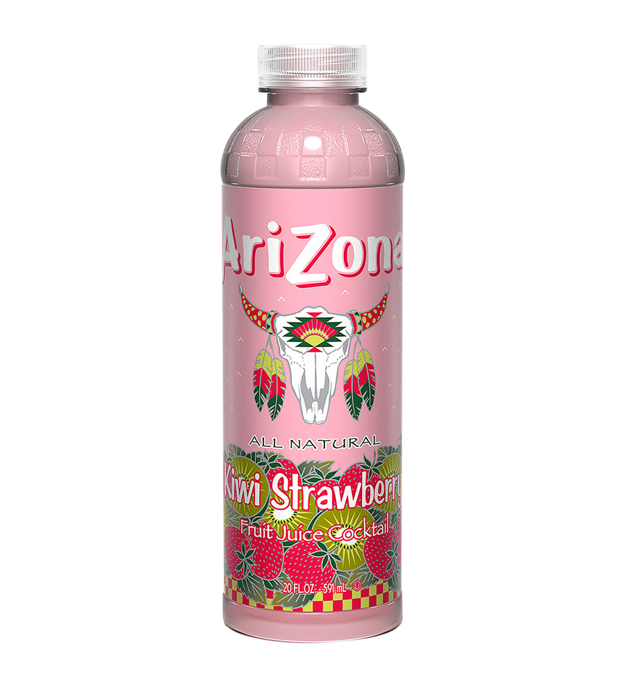 Arizona Kiwi Strawberry 591 mL (24 Pack) Exotic Drinks Wholesale Montreal Quebec Canada