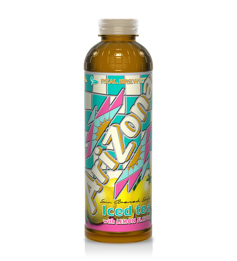 Arizona Lemon Iced Tea 591 mL (24 Pack) Exotic Drinks Wholesale Montreal Quebec Canada