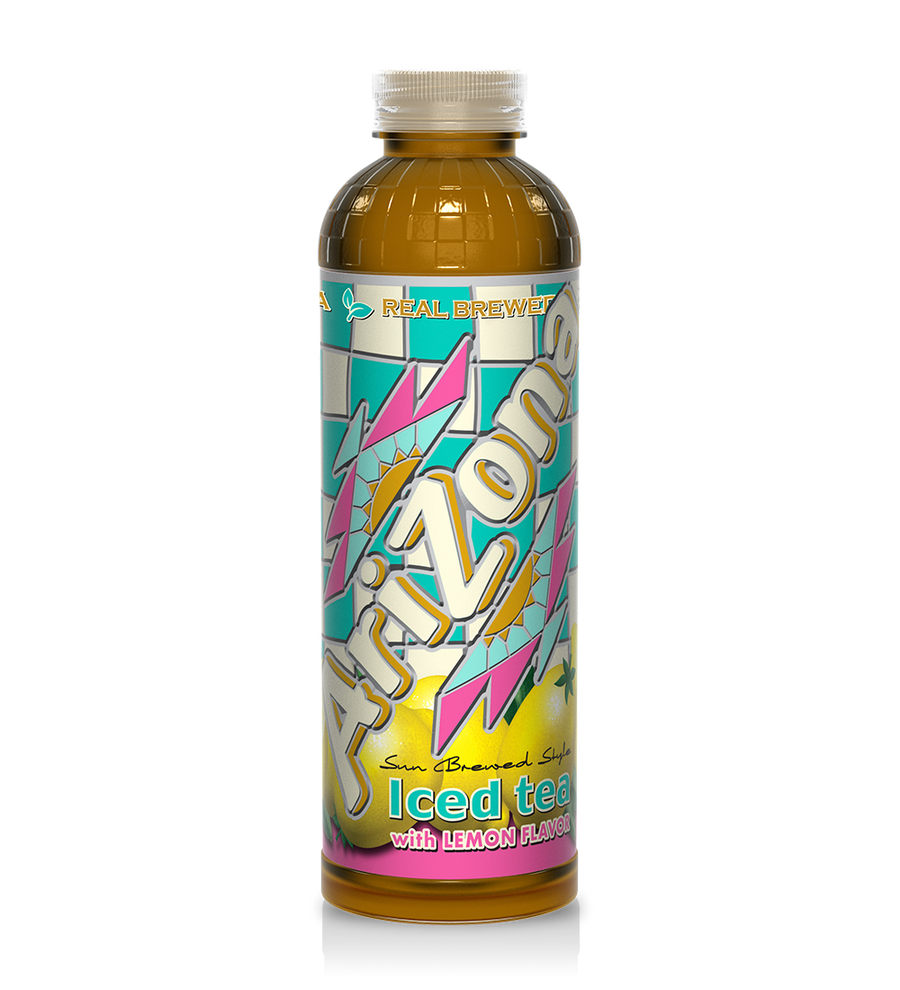 Arizona Lemon Iced Tea 591 mL (24 Pack) Exotic Drinks Wholesale Montreal Quebec Canada