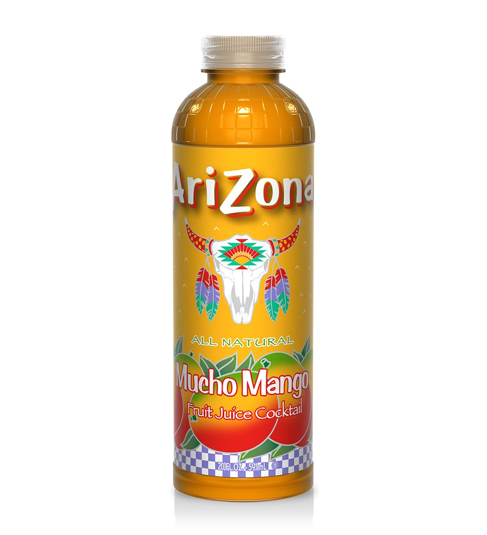 Arizona Mucho Mango 591 mL (24 Pack) Exotic Drinks Wholesale Montreal Quebec Canada