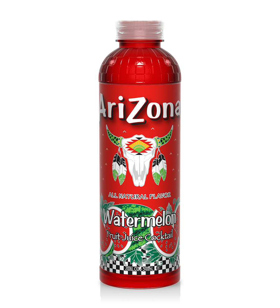 Arizona Watermelon 591 mL (24 Pack) Exotic Drinks Wholesale Montreal Quebec Canada