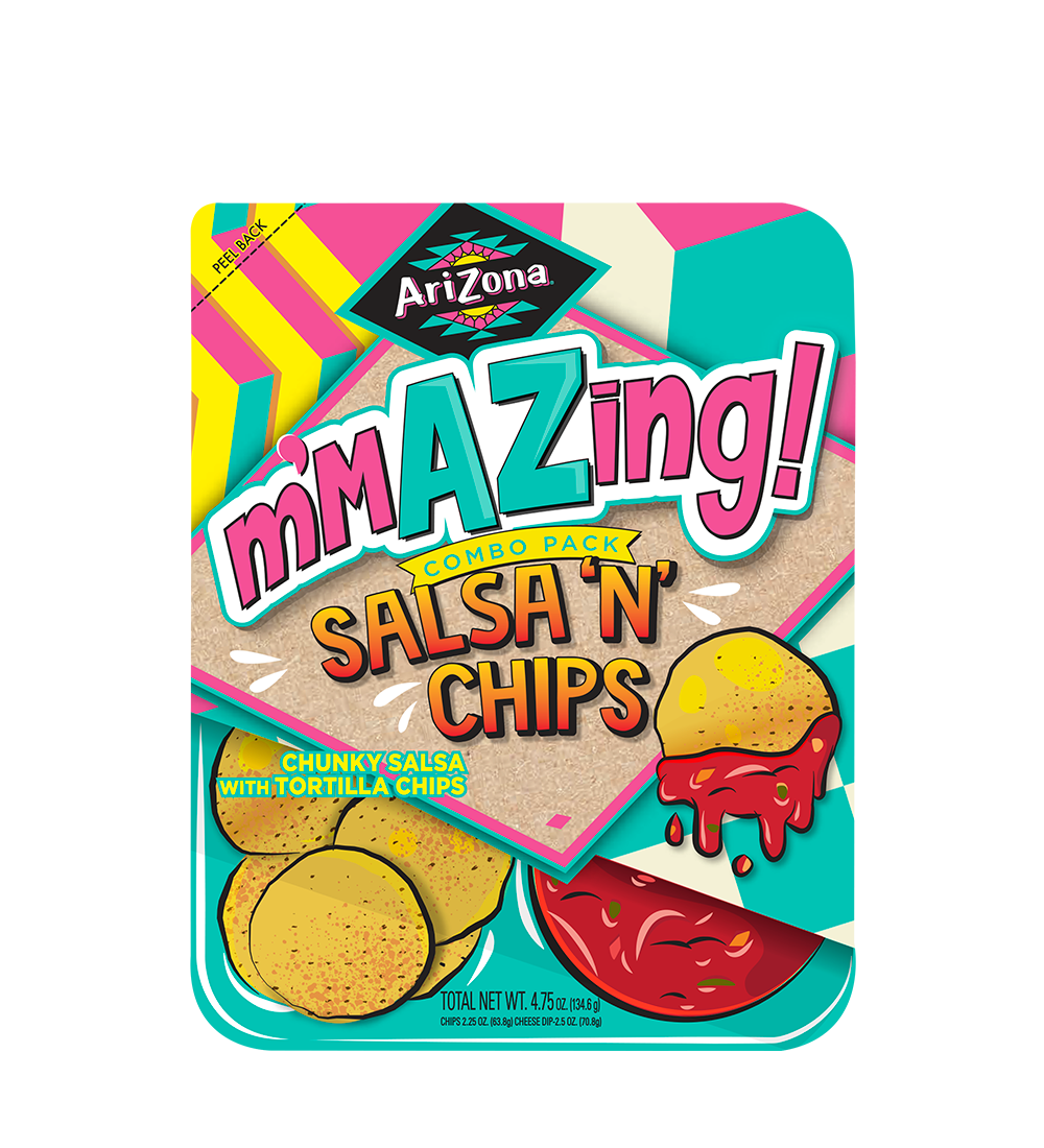 Arizona Salsa 'n' Chips 134.6 g (12 Pack) Exotic Snacks Wholesale Montreal Quebec Canada