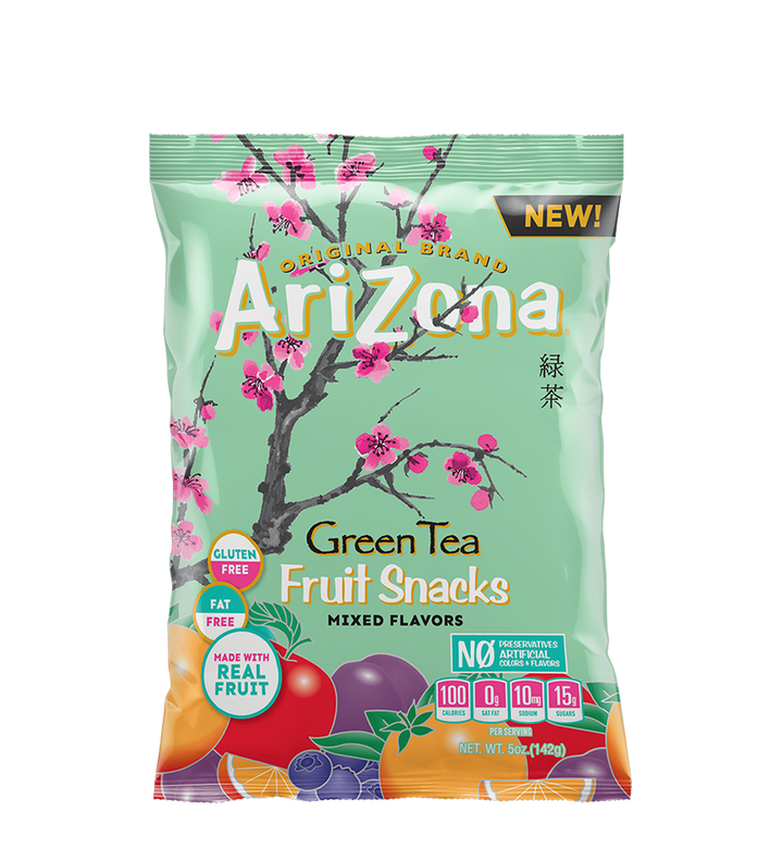 Arizona Green Tea Fruit Snacks 142 g (12 Pack) Exotic Candy Wholesale Montreal Quebec Canada