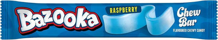 Bazooka Blue Raspberry Chew Bar 14 g (60 Pack) Exotic Candy Wholesale Montreal Quebec Canada