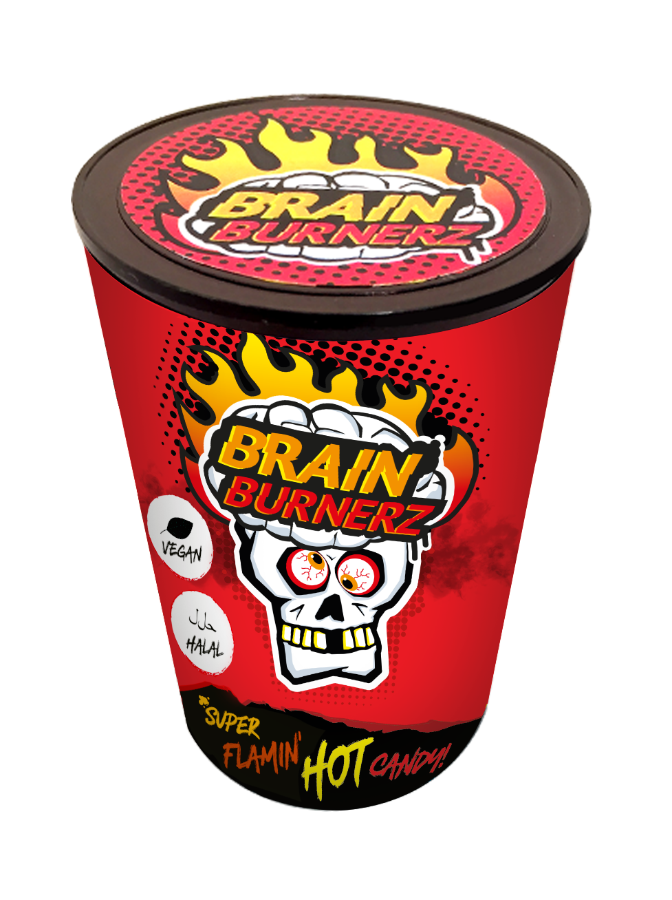 Brain Blasterz Brain Bunerz Tub 48 g (12 Pack) Exotic Candy Wholesale Montreal Quebec Canada