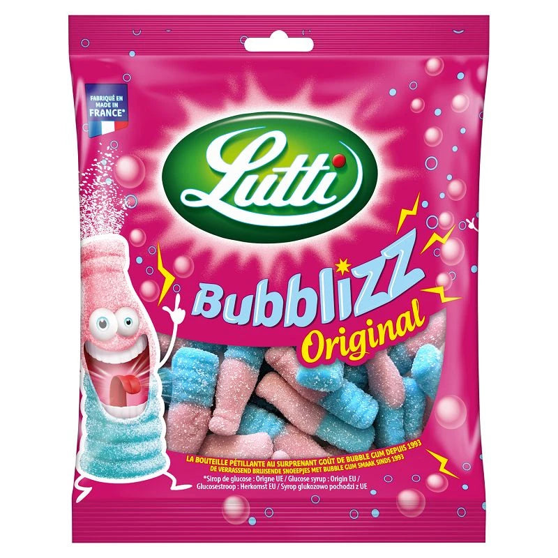 Lutti Bubblizz Original 100 g (12 Pack) Exotic Candy Wholesale MOntreal Quebec Canada