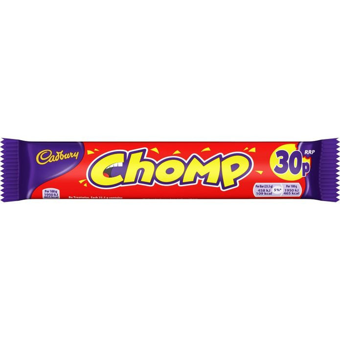 Cadbury Chomp Bar 21 g (60 Pack) Exotic Chocolate Wholesale Montreal Quebec Canada