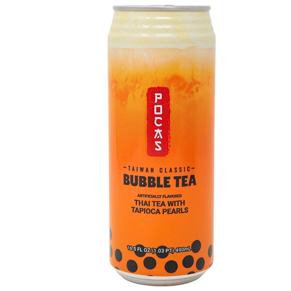 Pocas Bubble Thai Tea 490 mL (24 Pack) Exotic Drinks Wholesale Montreal Quebec Canada