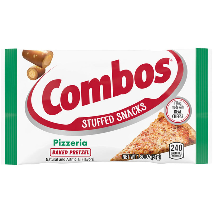 Combos Pizzeria Baked Pretzel 51 g (18 Pack) Exotic Snacks Wholesale Montreal Quebec Canada