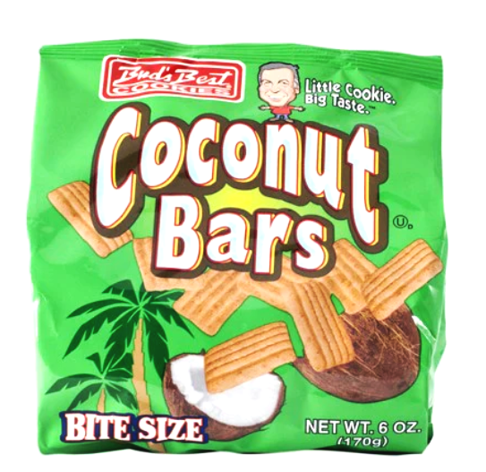 Bud's Best Coconut Bars 170 g (12 Pack)