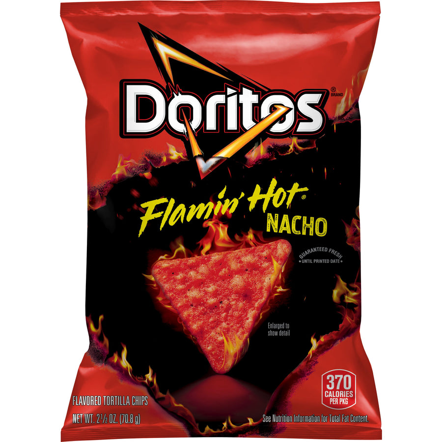 Doritos Flamin' Hot Nacho 70.8 g (24 Pack) Exotic Snacks Wholesale Montreal Quebec Canada