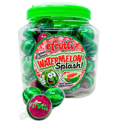 eFrutti Sweet & Sour Watermelon Splash 18.7 g (85 Pack) Exotic Candy Wholesale Montreal Quebec Canada