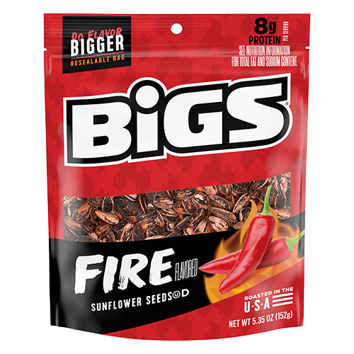 BIGS FIRE Sunflower Seeds 152 g (12 Pack) Exotic Snacks Wholesale Montreal Quebec Canada