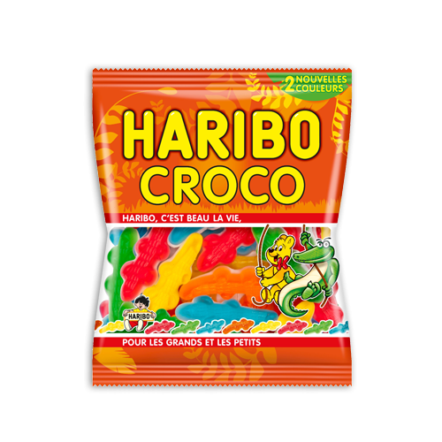 Haribo Croco 120 g (30 Pack) Exotic Candy Wholesale Montreal Quebec Canada